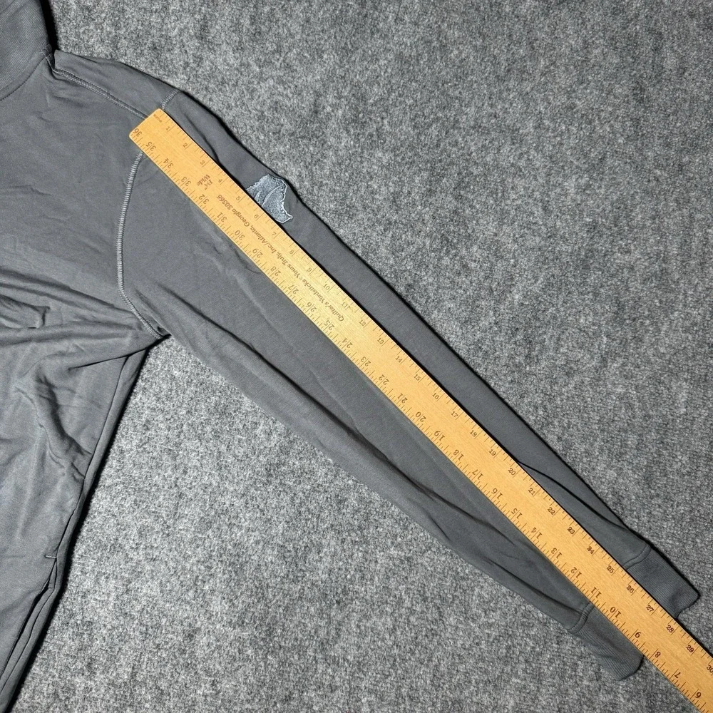 Travis Mathew Newport 1/4 Zip Fleece Mens Large Shade Gray Golf Embroidered NEW - Picture 10 of 14